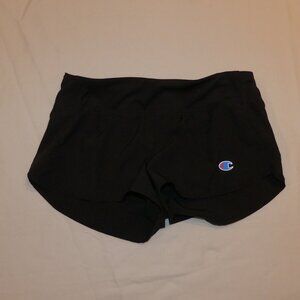 champion athletic shorts, small, black
